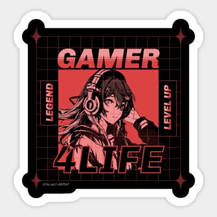 Gamer For Life Sticker
